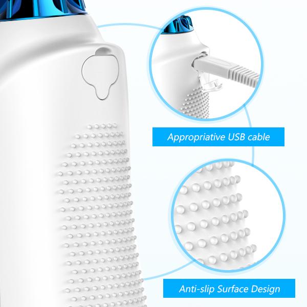 Electric Mund-Irrigator für Zähne, Klammern, Reiniger der drahtlosen Wasser-u. IPX7 wasserdichten Zahn-zahnmedizinisches Flosser, wieder aufladbar